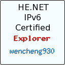 IPv6 Certification Badge for wencheng930