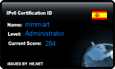 IPv6 Certification Badge for mrnmart