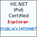 IPv6 Certification Badge for BIGBLACKINTERNET