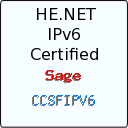 IPv6 Certification Badge for CCSFIPV6