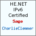 IPv6 Certification Badge for CharlieClemmer