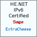 IPv6 Certification Badge for ExtraCheese