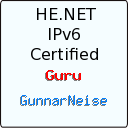 IPv6 Certification Badge for GunnarNeise