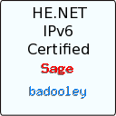 IPv6 Certification Badge for badooley