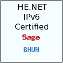 IPv6 Certification Badge for bhun