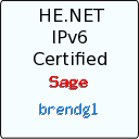 IPv6 Certification Badge for brendgl