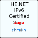 IPv6 Certification Badge for chrekh