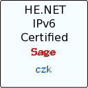 IPv6 Certification Badge for czk