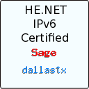 IPv6 Certification Badge for dallastx