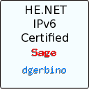 IPv6 Certification Badge for dgerbino