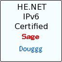 IPv6 Certification Badge for douggg