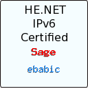 IPv6 Certification Badge for ebabic