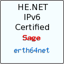 IPv6 Certification Badge for erth64net