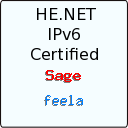 IPv6 Certification Badge for feela