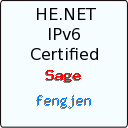 IPv6 Certification Badge for fengjen