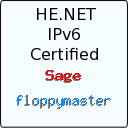 IPv6 Certification Badge for floppymaster