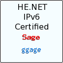 IPv6 Certification Badge for ggage