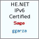 IPv6 Certification Badge for ggarza