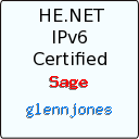 IPv6 Certification Badge for glennjones