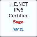 IPv6 Certification Badge for harzi