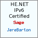 IPv6 Certification Badge for jerebarton