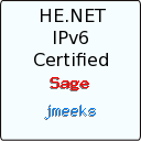 IPv6 Certification Badge for jmeeks