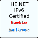 IPv6 Certification Badge for jmutkawoa