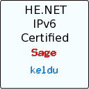 IPv6 Certification Badge for keldu