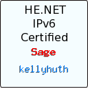 IPv6 Certification Badge for kellyhuth