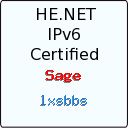 IPv6 Certification Badge for lxsbbs
