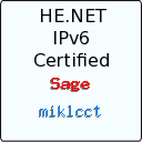 IPv6 Certification Badge for miklcct