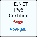 IPv6 Certification Badge for moekyaw