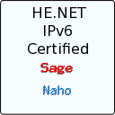 IPv6 Certification Badge for naho
