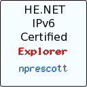 IPv6 Certification Badge for nprescott