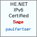 IPv6
							   Certification
							   Badge for
							   paulfertser