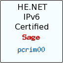 IPv6 Certification Badge for pcrim00