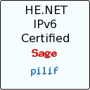 IPv6 Certification Badge for pilif