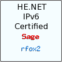 IPv6 Certification Badge for rfox2