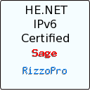 IPv6 Certification Badge for rizzopro