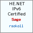 IPv6 Certification Badge for rsokoll