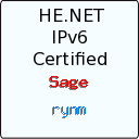 IPv6 Certification Badge for rynm