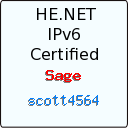 IPv6 Certification Badge for scott4564