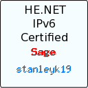 IPv6 Certification Badge for stanleyk19