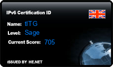 IPv6 Certification Badge for tITG