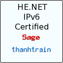 IPv6 Certification Badge for thanhtrain