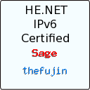 IPv6 Certification Badge for thefujin