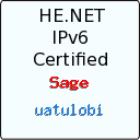 IPv6 Certification Badge for uatulobi