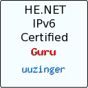 IPv6 Certification Badge for uuzinger