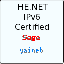 IPv6 Certification Badge for yaineb