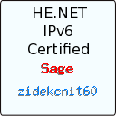IPv6 Certification Badge for zidekcnit60